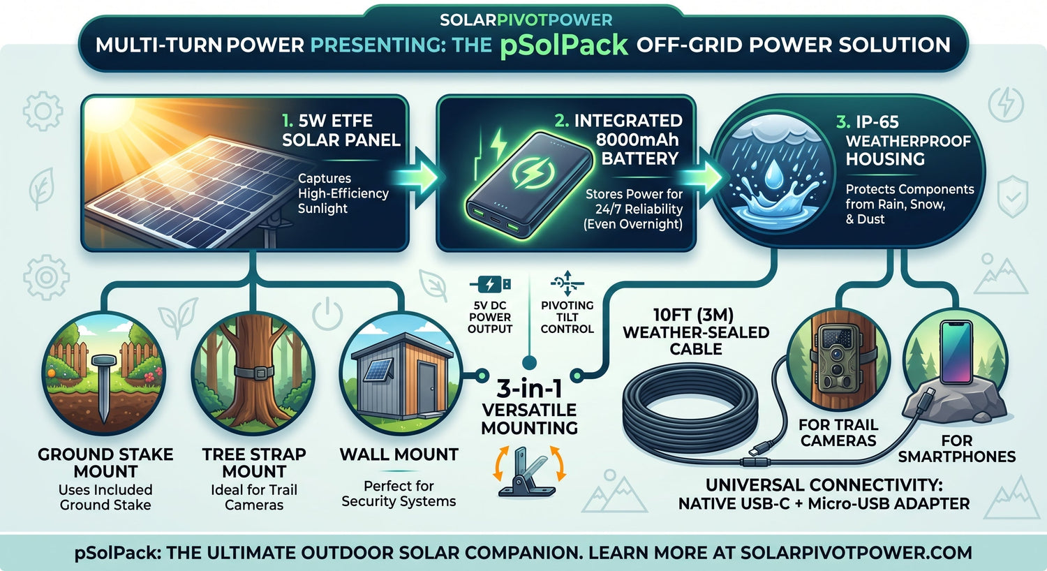 Never Run Out of Power Off-Grid: Why the pSolPack is the Ultimate Outdoor Solar Companion