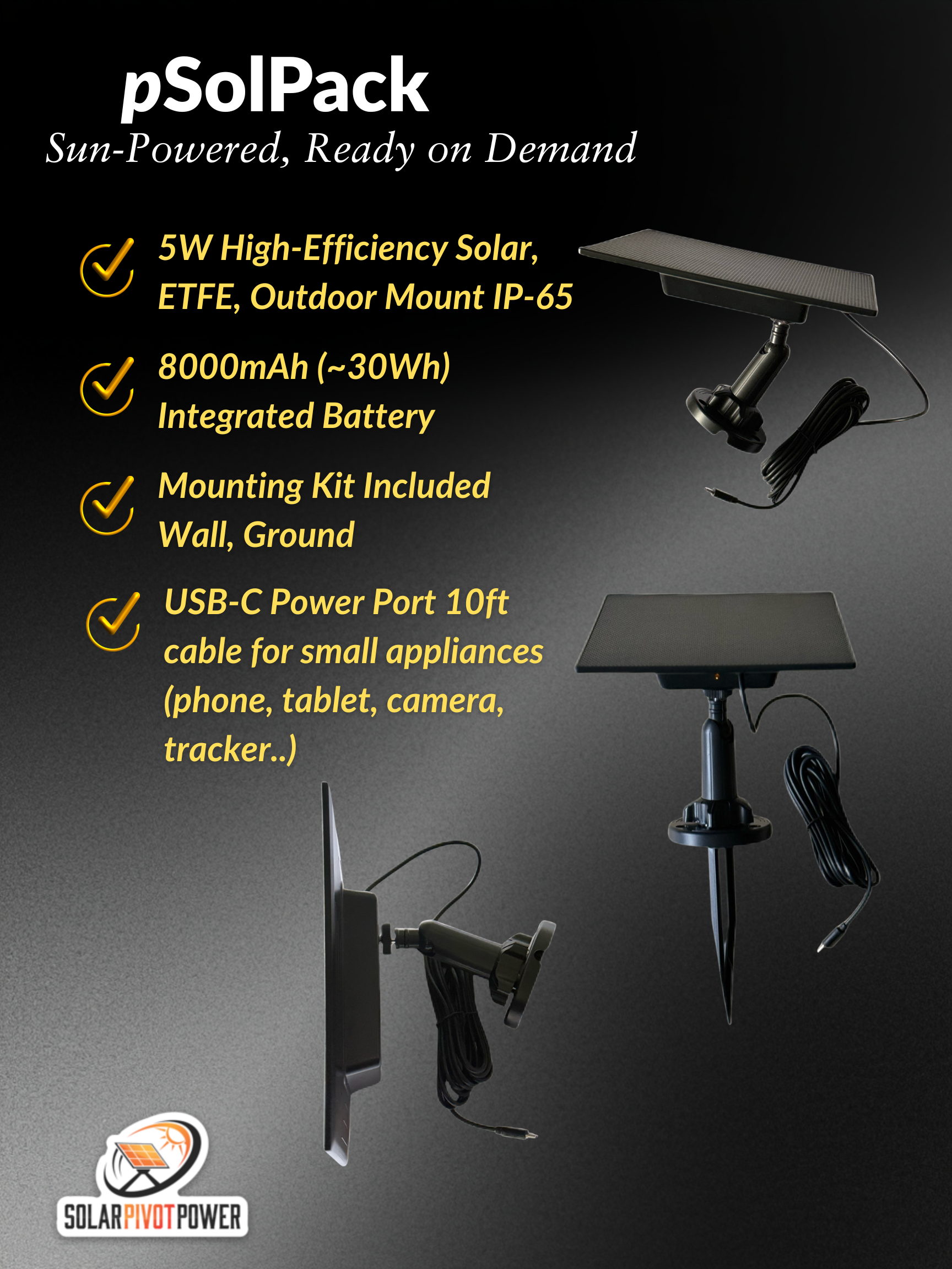 pSolPack - Sun-Powered, Ready on Demand